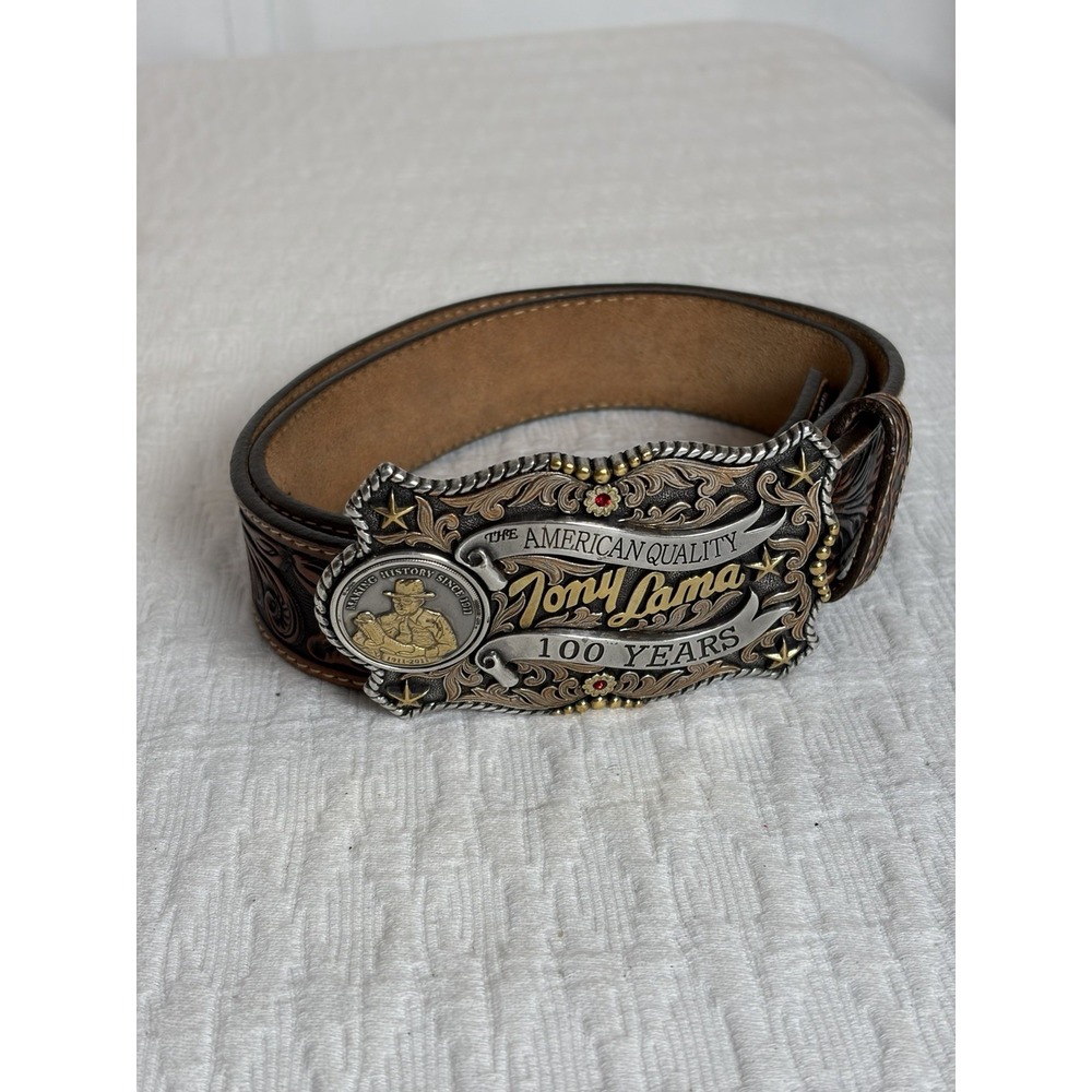 Tony Lama Belt CENTENNIAL 100 YEAR ANNIVERSARY Size 36  Rare Find! C41684